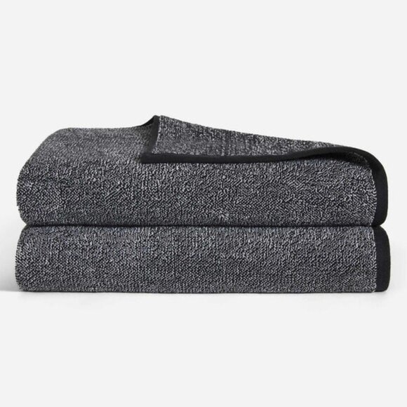 Brooklinen Other - NWOT Brooklinen Classic Turkish Cotton Bath Sheets, Set of 2, Marled Black